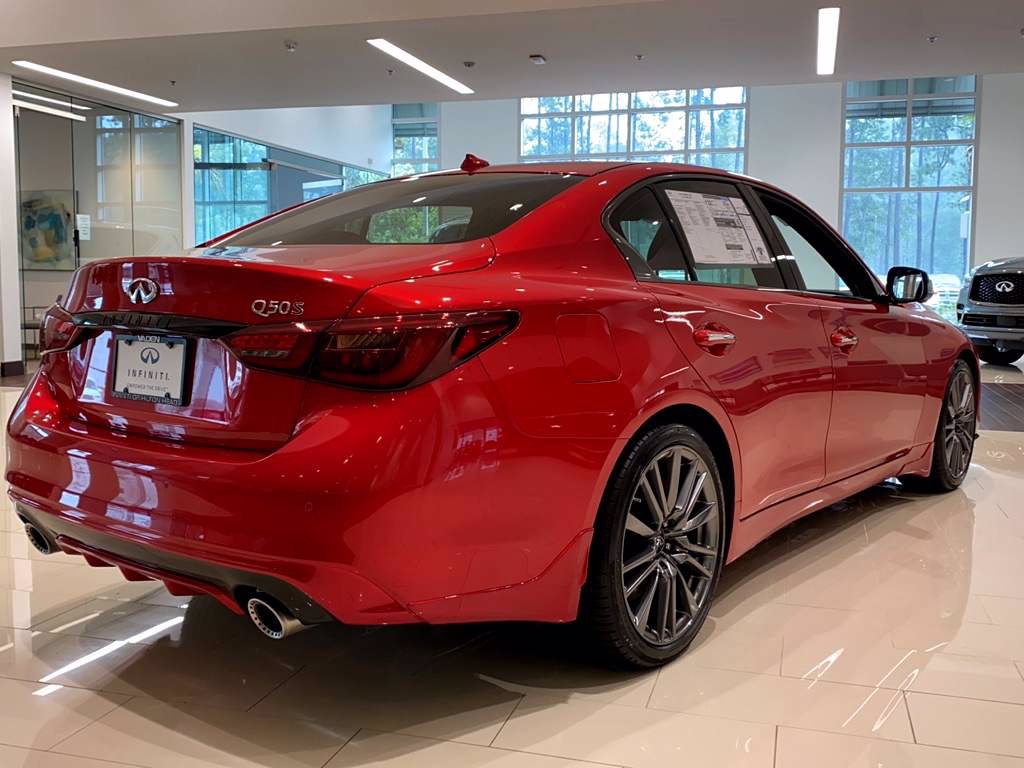 New 2021 INFINITI Q50 RED SPORT SEDAN in Bluffton #MM850042 | INFINITI